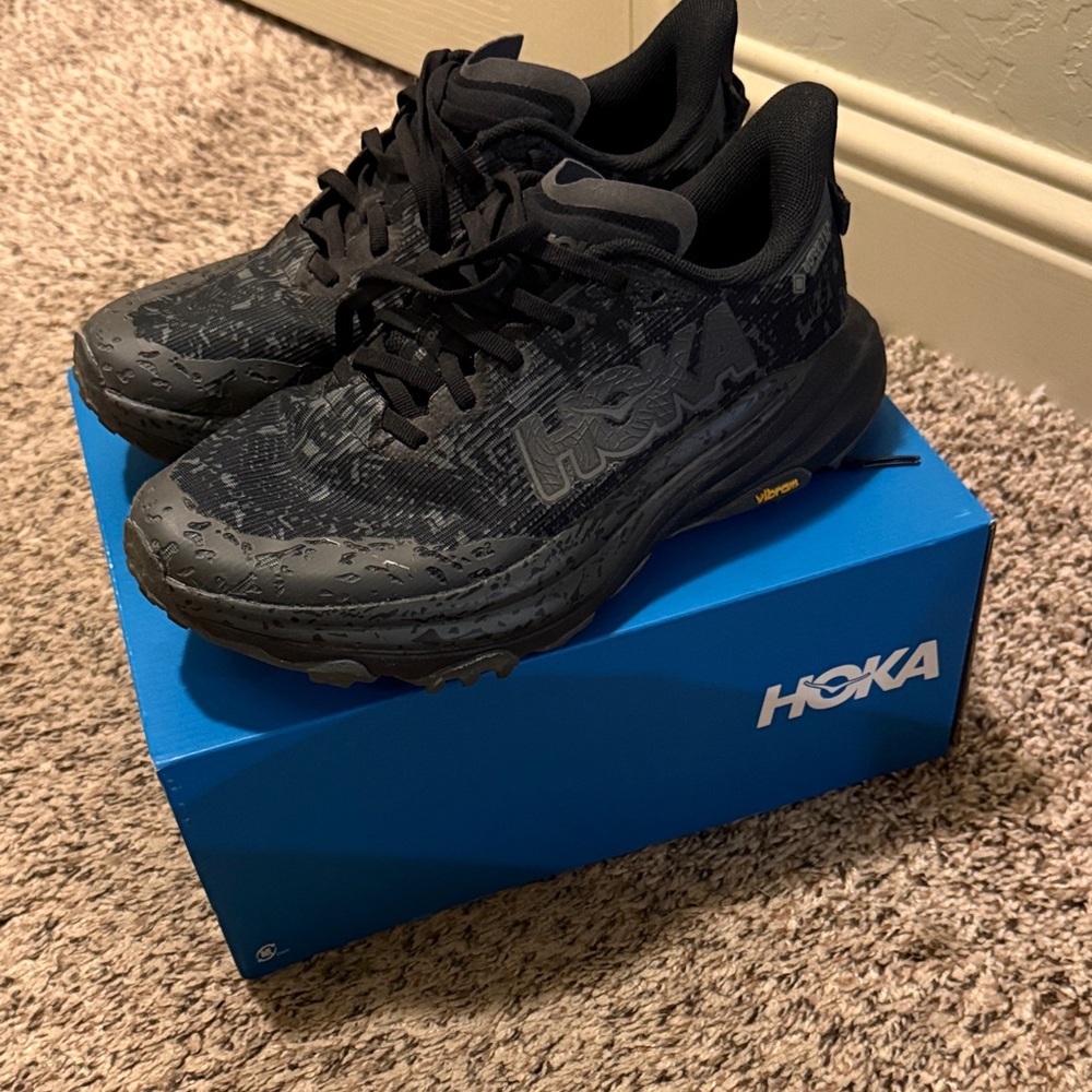 HOKA One One Speedgoat 6 Black Stardust Women’s 8.5 D